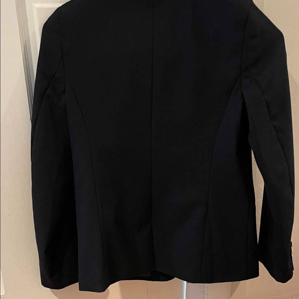 Lands' End Classic Girl’s Navy Blazer with Gold Buttons size 12 - Picture 5 of 7